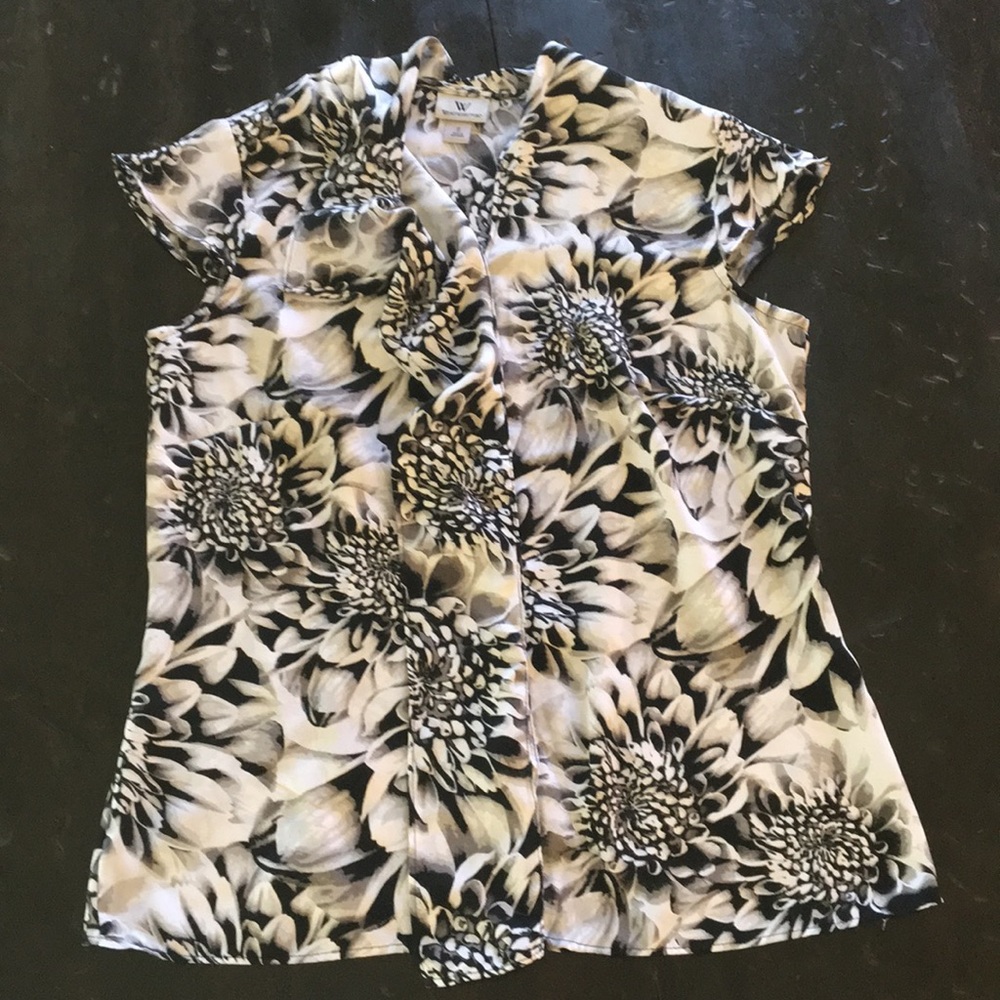 Worthington ruffle blouse